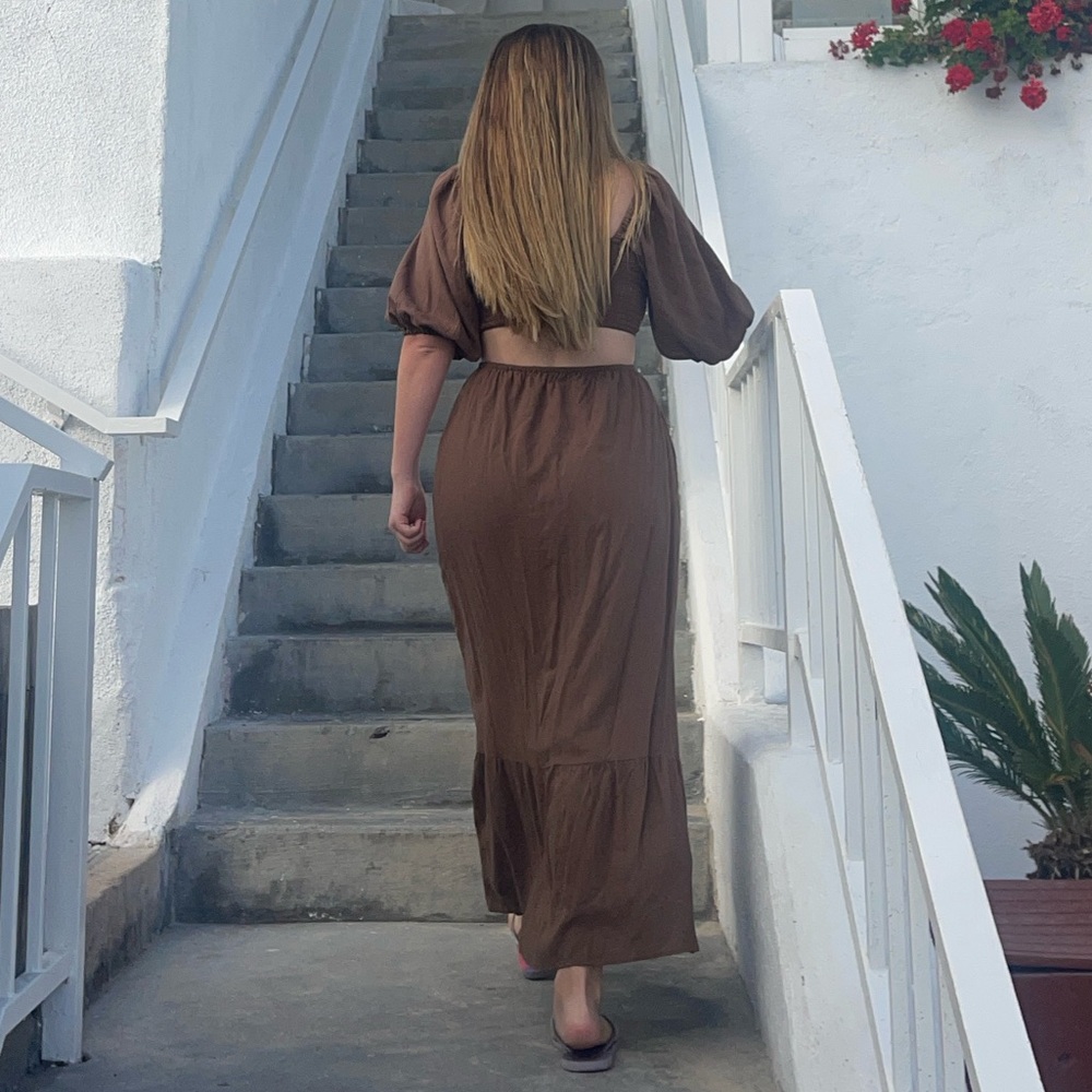 Caara Brown Sun dress